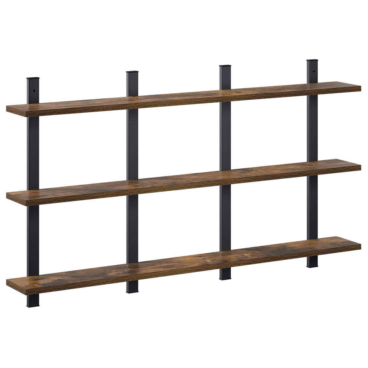 Ράφι Τοίχου Καπνισμένο Ξύλο Δρυός 102 x 13.5 x 58 cm - Pakobazaar
