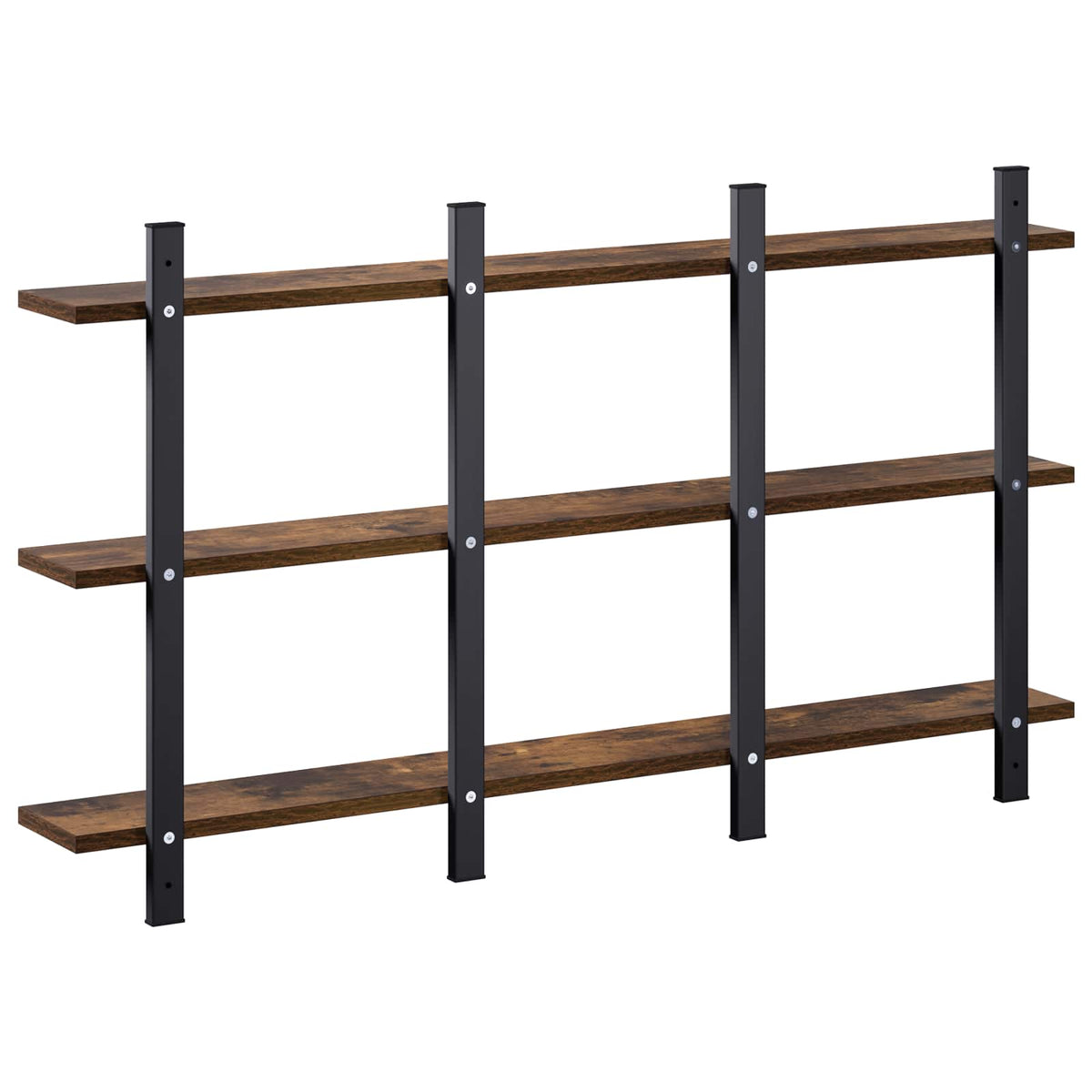Ράφι Τοίχου Καπνισμένο Ξύλο Δρυός 102 x 13.5 x 58 cm - Pakobazaar