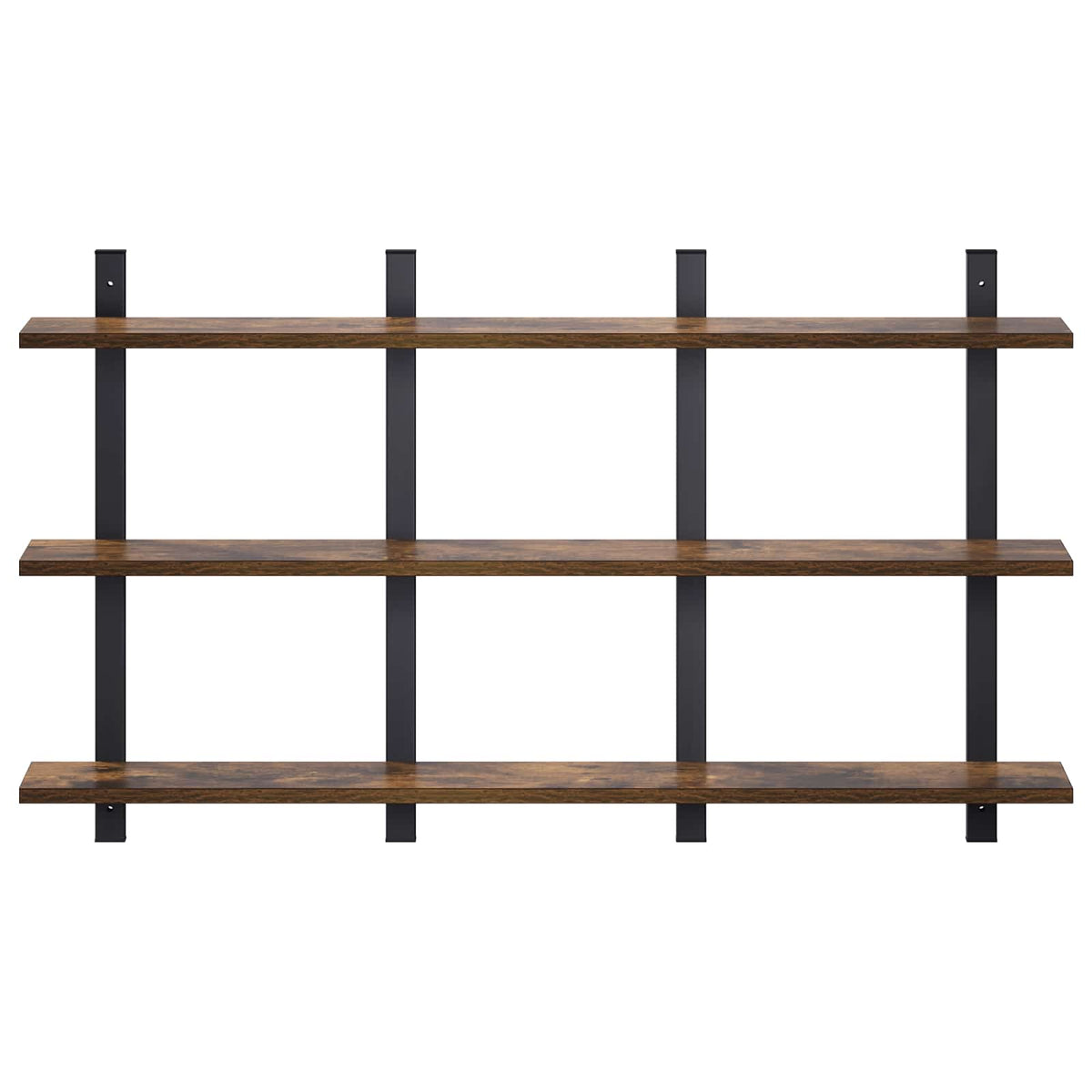 Ράφι Τοίχου Καπνισμένο Ξύλο Δρυός 102 x 13.5 x 58 cm - Pakobazaar