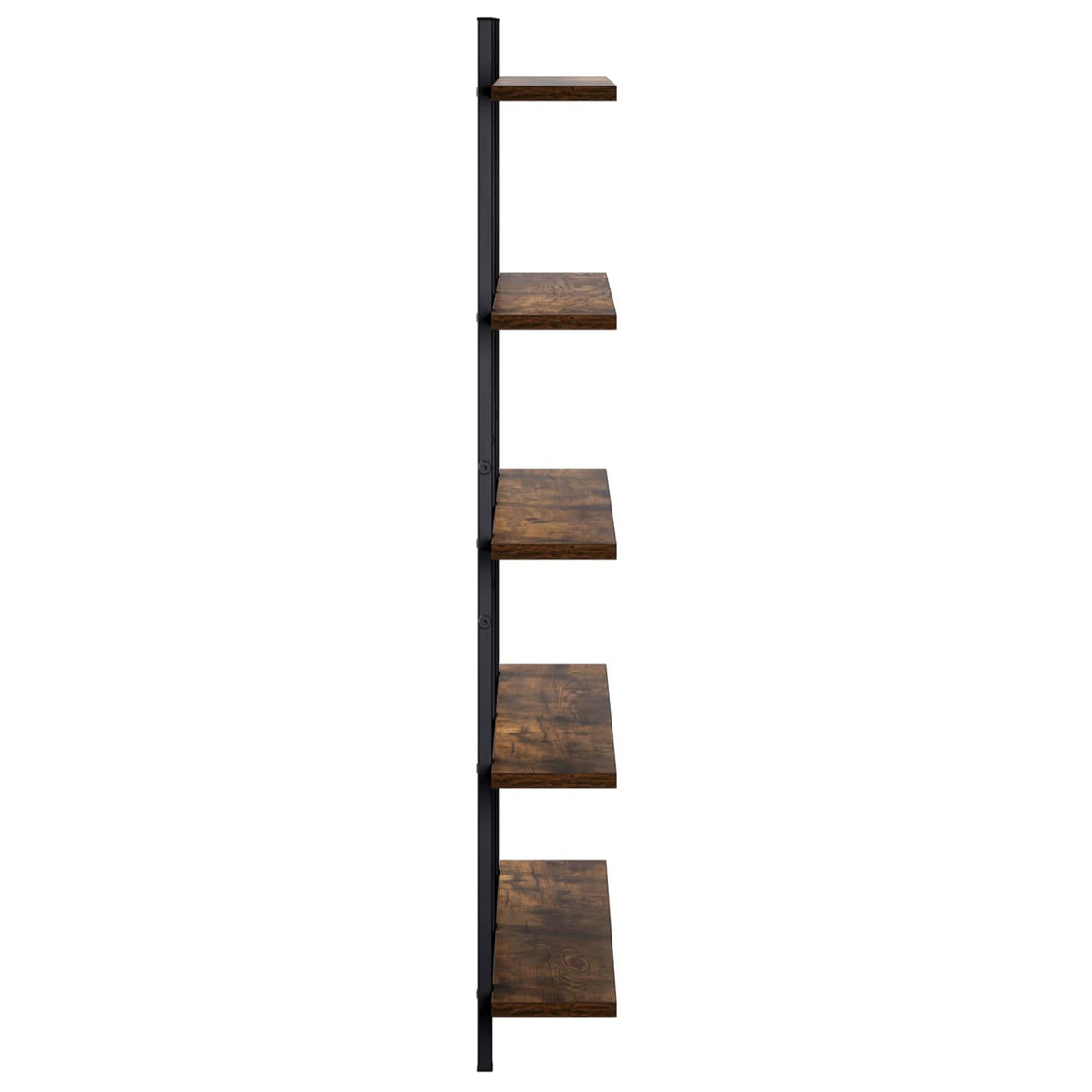 Ράφι Τοίχου Καπνισμένο Ξύλο Δρυός 79.5 x 13.5 x 102 cm - Pakobazaar