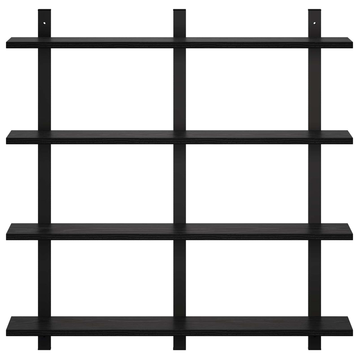 Ράφι Τοίχου Μαύρη Δρυς 79,5 x 13,5 x 80 cm Επεξεργασμένο Ξύλο