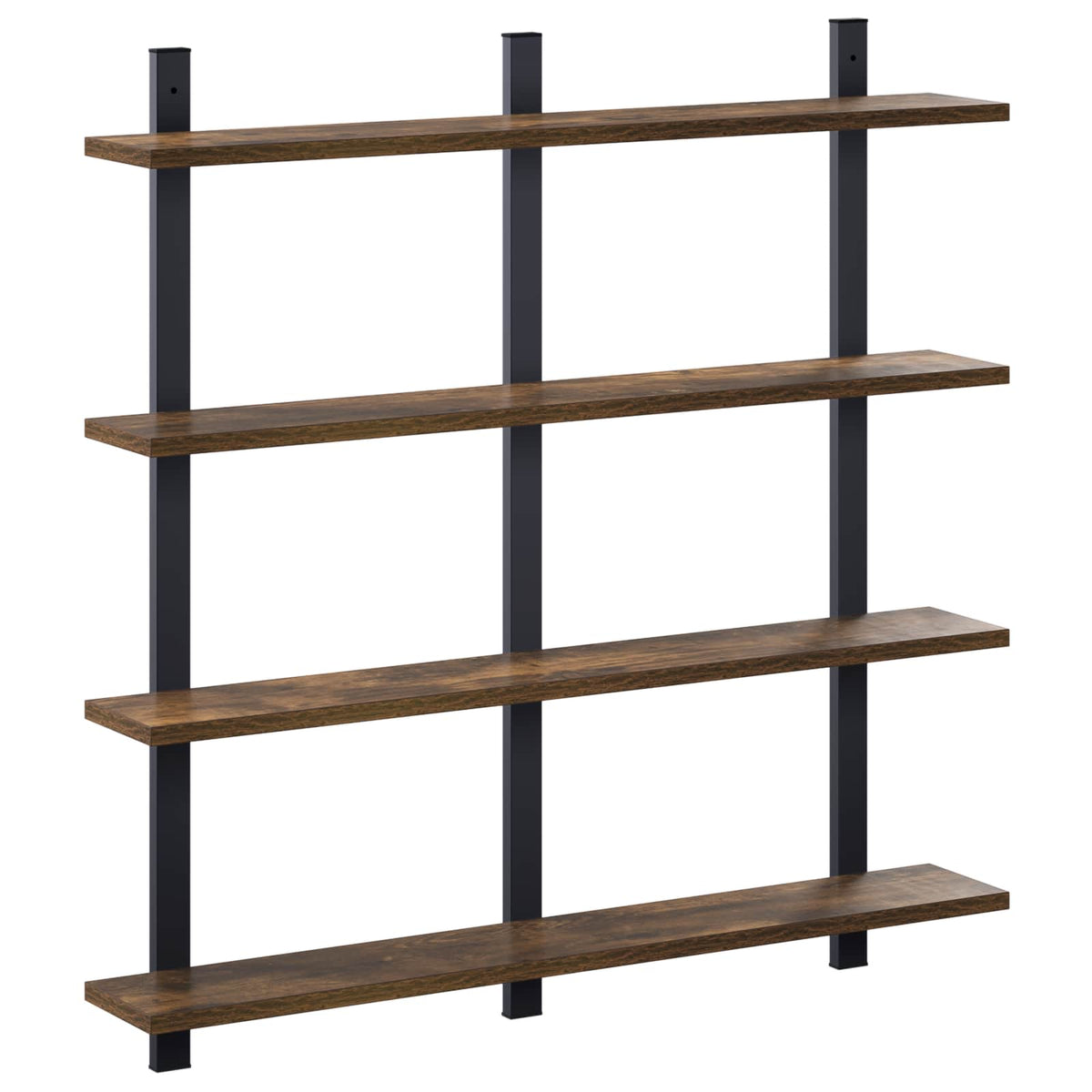 Ράφι Τοίχου Καπνισμένο Ξύλο Δρυός 79,5 x 13,5 x 80 cm - Pakobazaar