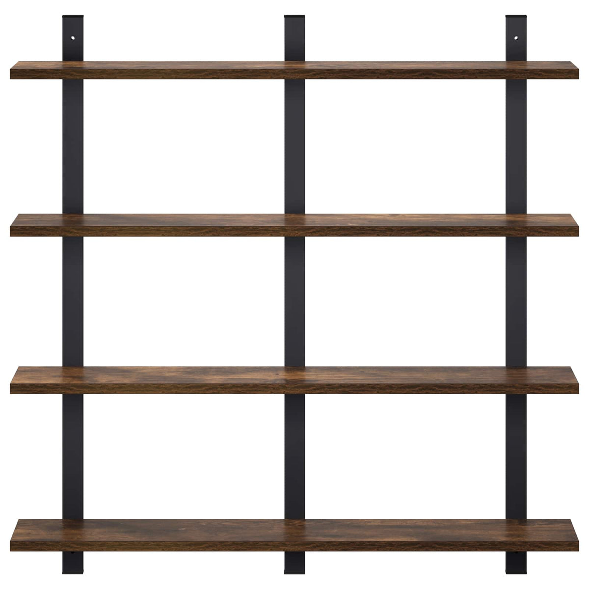 Ράφι Τοίχου Καπνισμένο Ξύλο Δρυός 79,5 x 13,5 x 80 cm - Pakobazaar