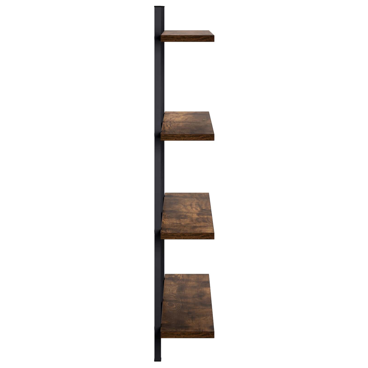 Ράφι Τοίχου Καπνισμένο Ξύλο Δρυός 79,5 x 13,5 x 80 cm - Pakobazaar