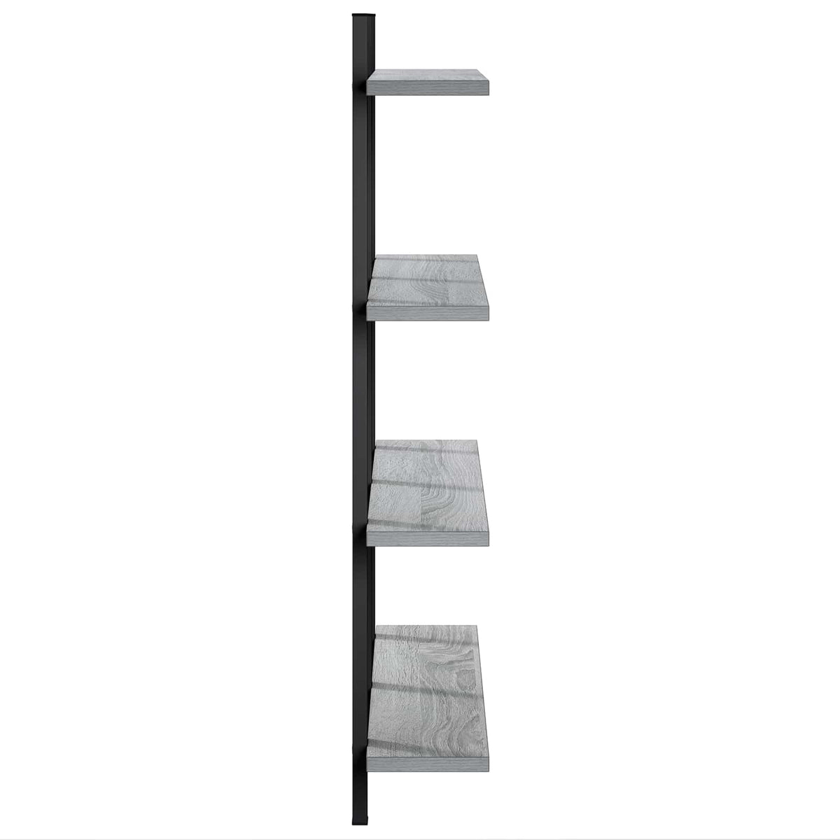 Ράφι Τοίχου Γκρι Sonoma 79,5 x 13,5 x 80 cm Επεξεργασμένο Ξύλο - Pakobazaar