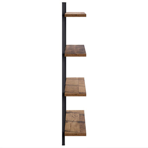 Ράφι Τοίχου Παλαιωμένο ξύλο 79,5 x 13,5 x 80 cm - Pakobazaar