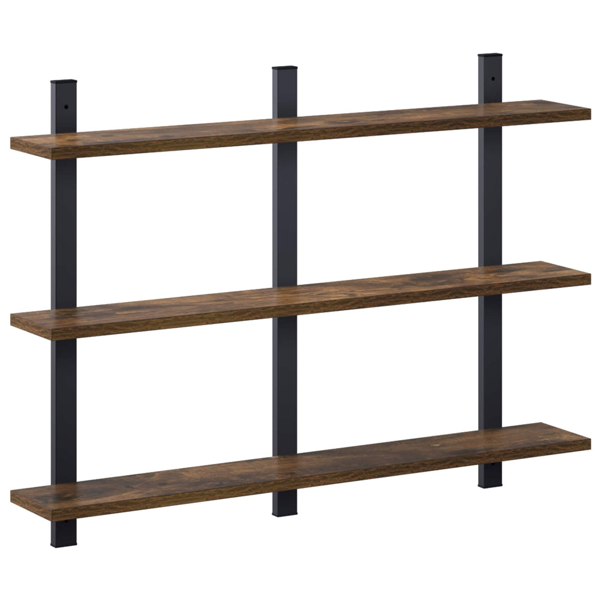 Ράφι Τοίχου Καπνισμένο Ξύλο Δρυός 79.5 x 13.5 x 58 cm - Pakobazaar