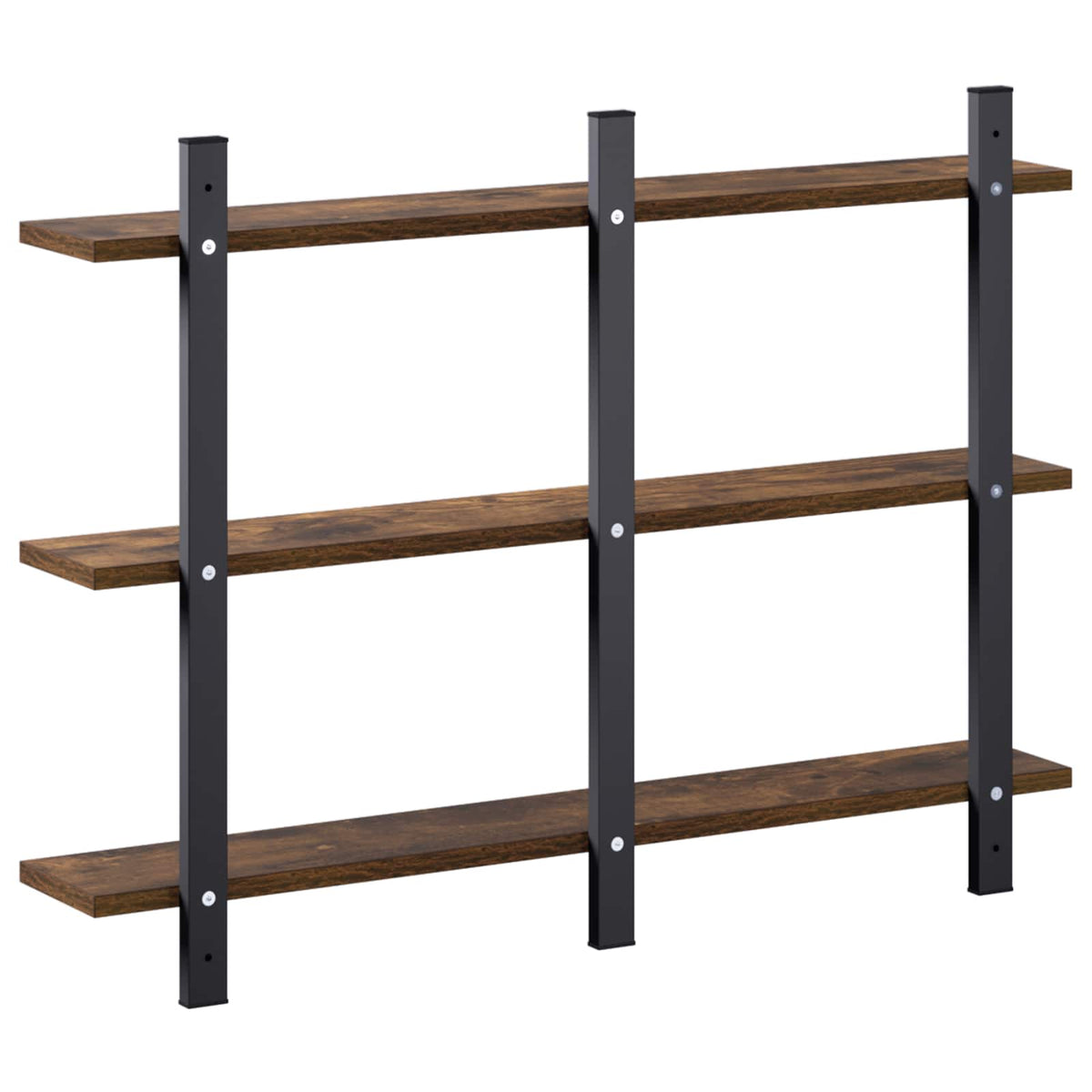 Ράφι Τοίχου Καπνισμένο Ξύλο Δρυός 79.5 x 13.5 x 58 cm - Pakobazaar