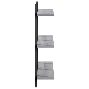 Ράφι Τοίχου Γκρι Sonoma 79.5 x 13.5 x 58 cm Επεξεργασμένο Ξύλο - Pakobazaar