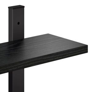 Ράφι Τοίχου Μαύρη Δρυς 60.5 x 13.5 x 102.5 cm