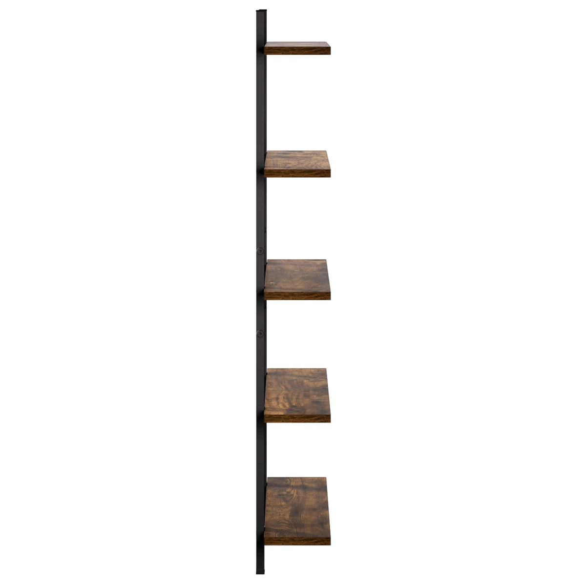 Ράφι Τοίχου Καπνισμένο Ξύλο Δρυός 60.5 x 13.5 x 102.5 cm - Pakobazaar