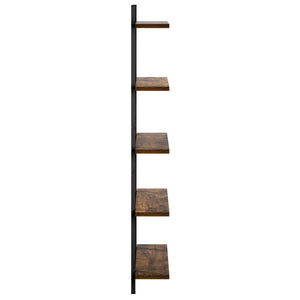 Ράφι Τοίχου Καπνισμένο Ξύλο Δρυός 60.5 x 13.5 x 102.5 cm - Pakobazaar