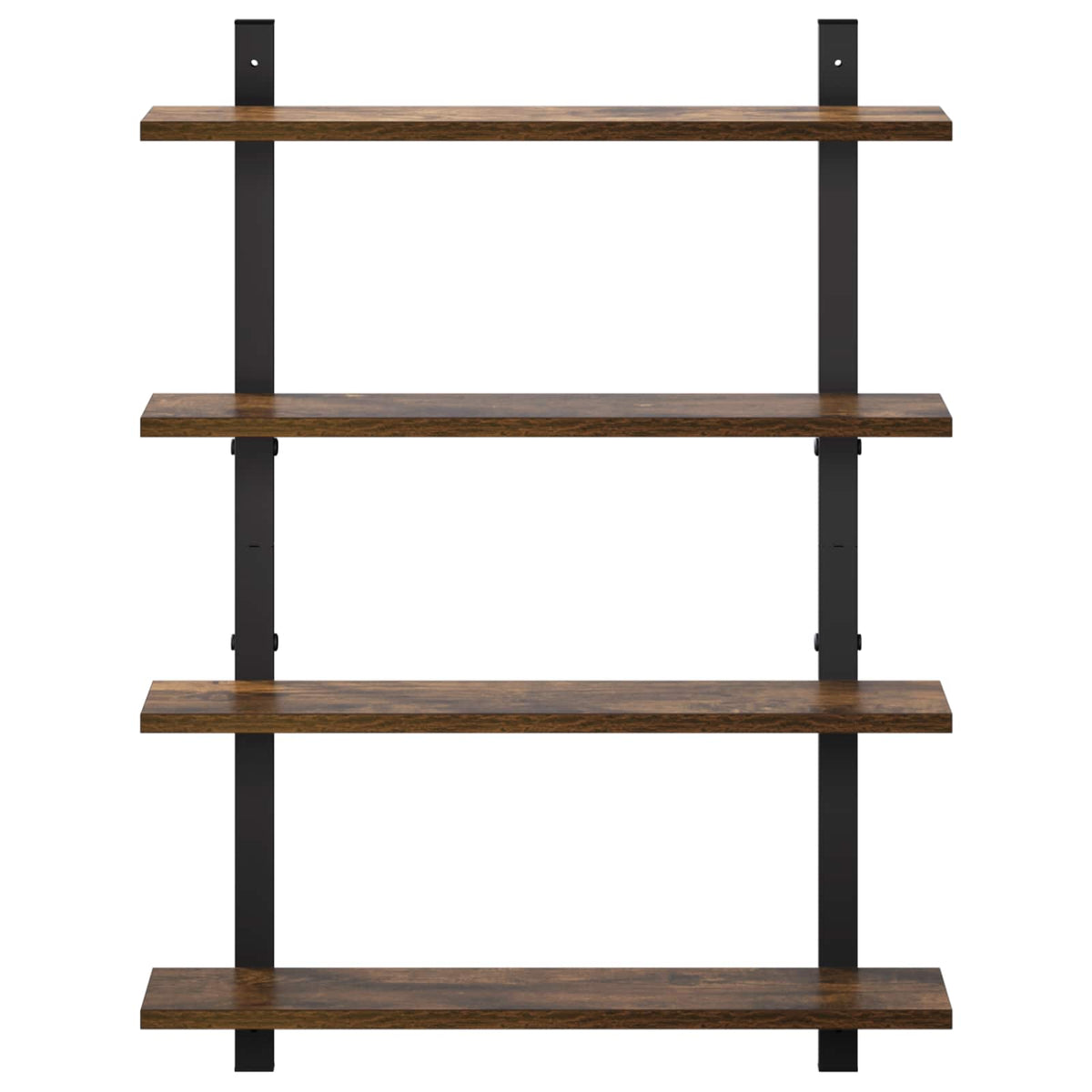 Ράφι Τοίχου Καπνισμένο Ξύλο Δρυός 60.5 x 13.5 x 80.5 cm - Pakobazaar