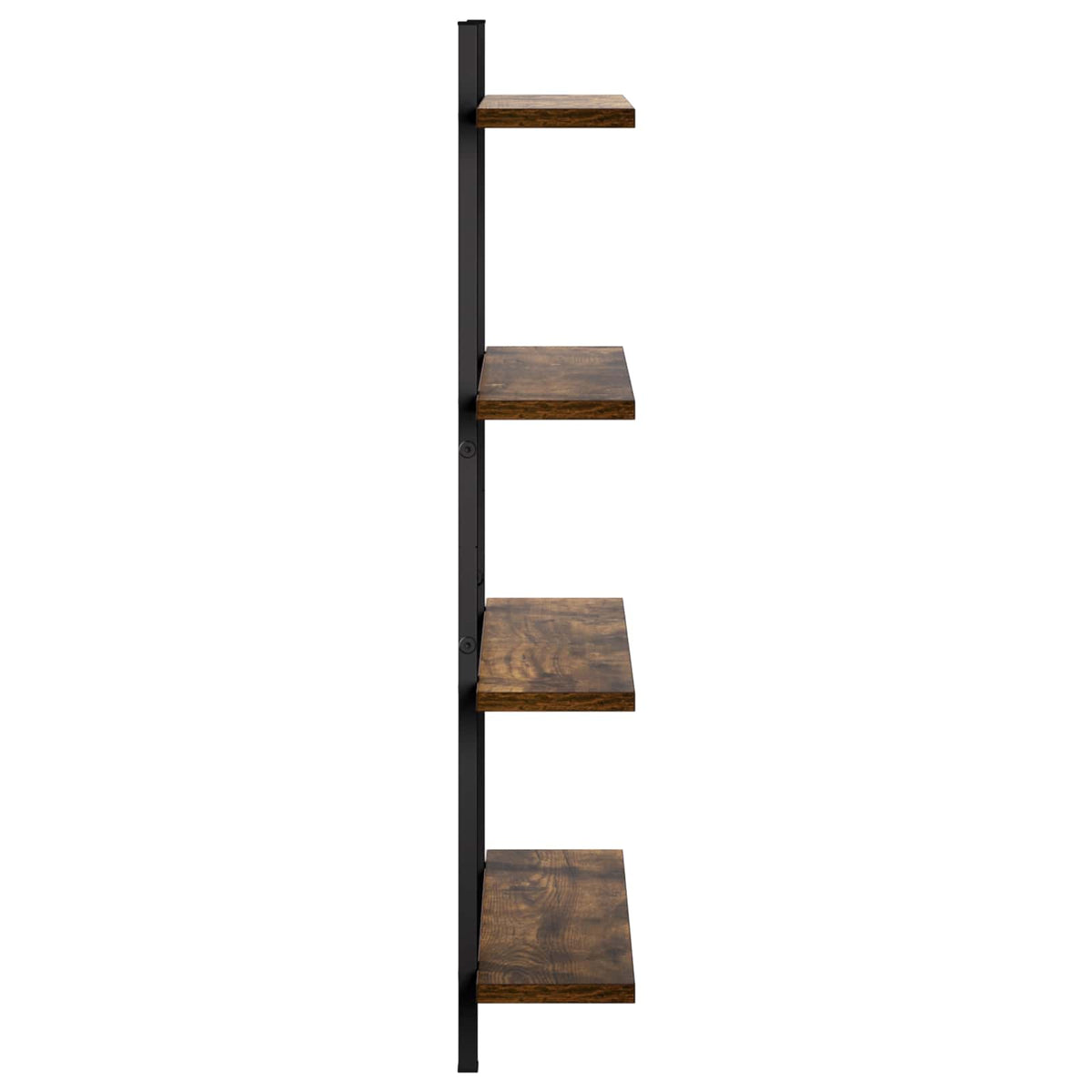 Ράφι Τοίχου Καπνισμένο Ξύλο Δρυός 60.5 x 13.5 x 80.5 cm - Pakobazaar