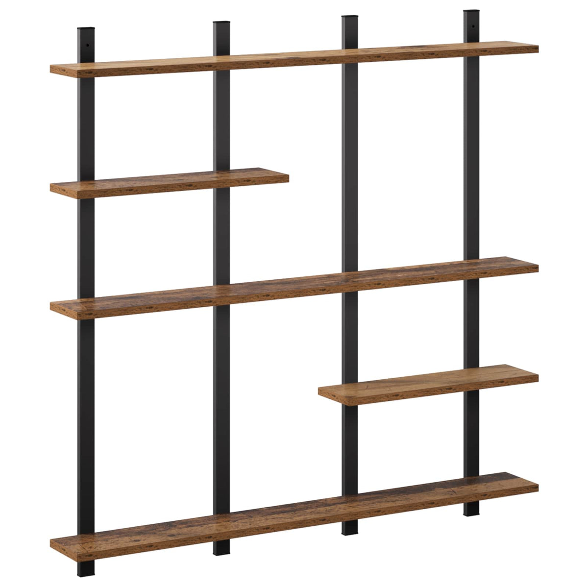 Ράφι Τοίχου Παλαιωμένο ξύλο 102 x 13.5 x 102.5 cm - Pakobazaar