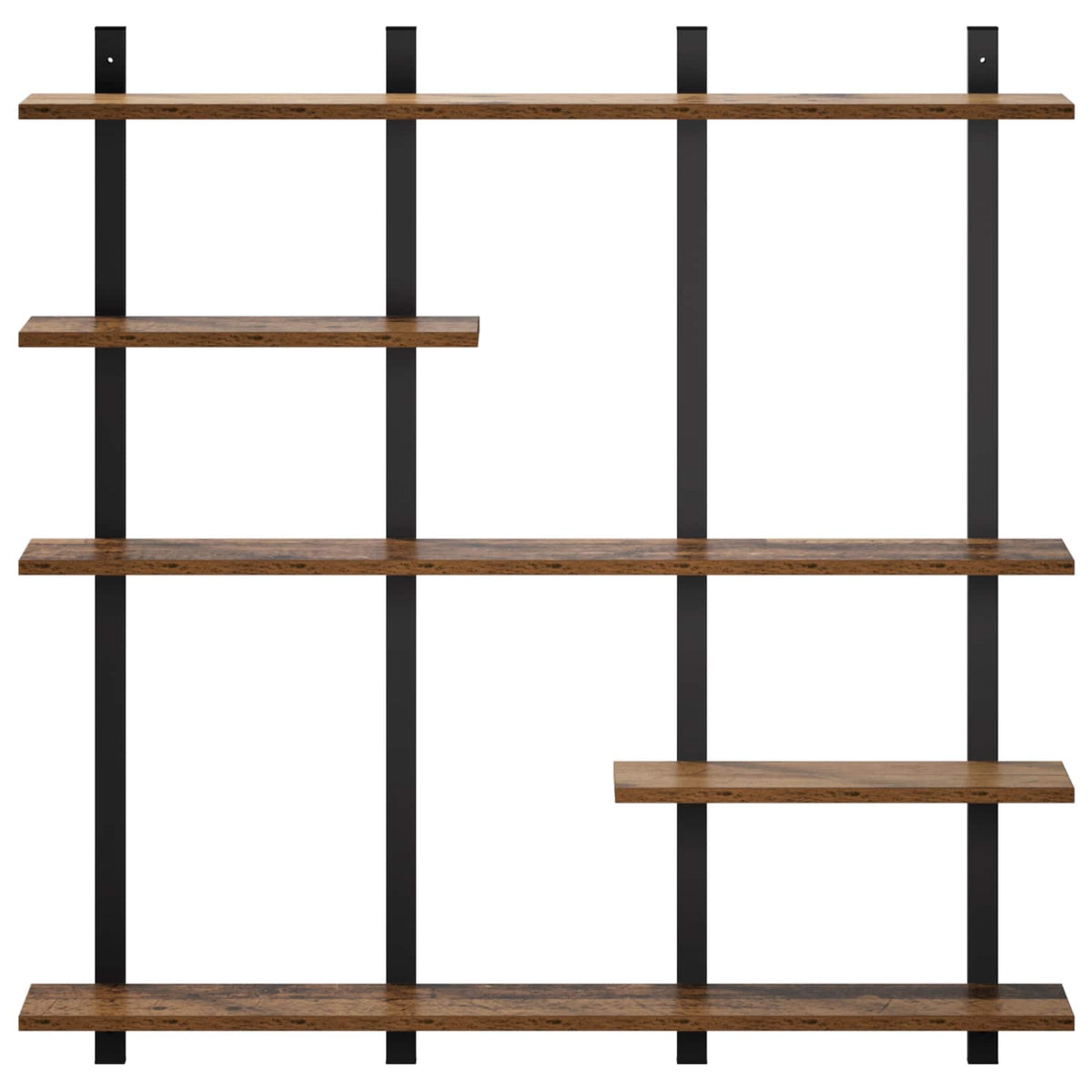 Ράφι Τοίχου Παλαιωμένο ξύλο 102 x 13.5 x 102.5 cm - Pakobazaar