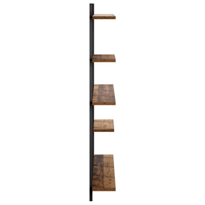 Ράφι Τοίχου Παλαιωμένο ξύλο 102 x 13.5 x 102.5 cm - Pakobazaar