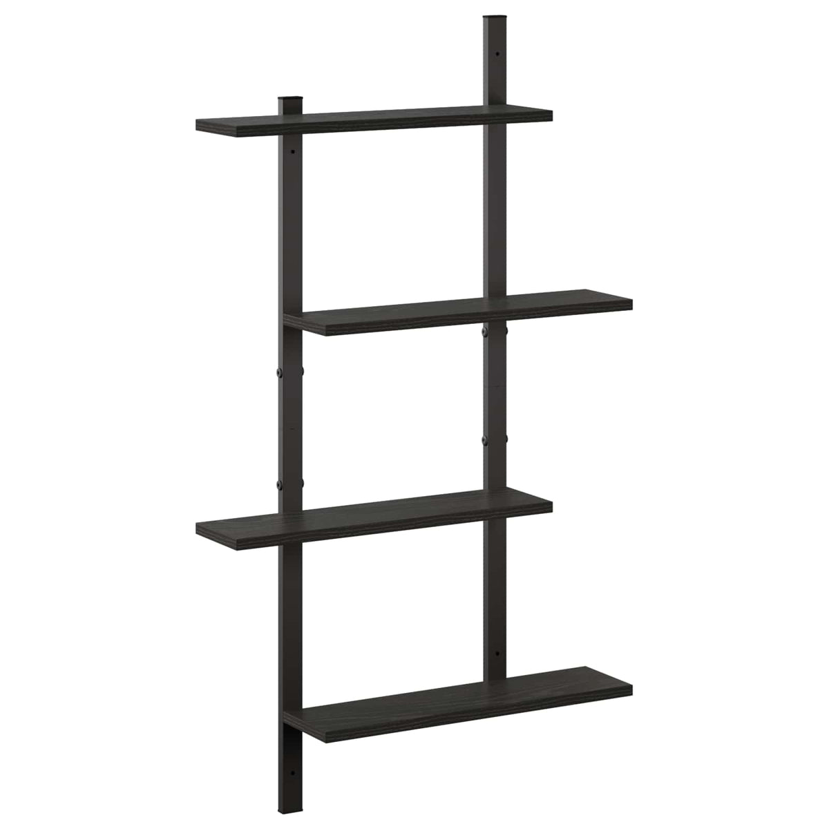 Ράφι Τοίχου Μαύρη Δρυς 61 x 13,5 x 105,5 cm Επεξεργασμένο Ξύλο
