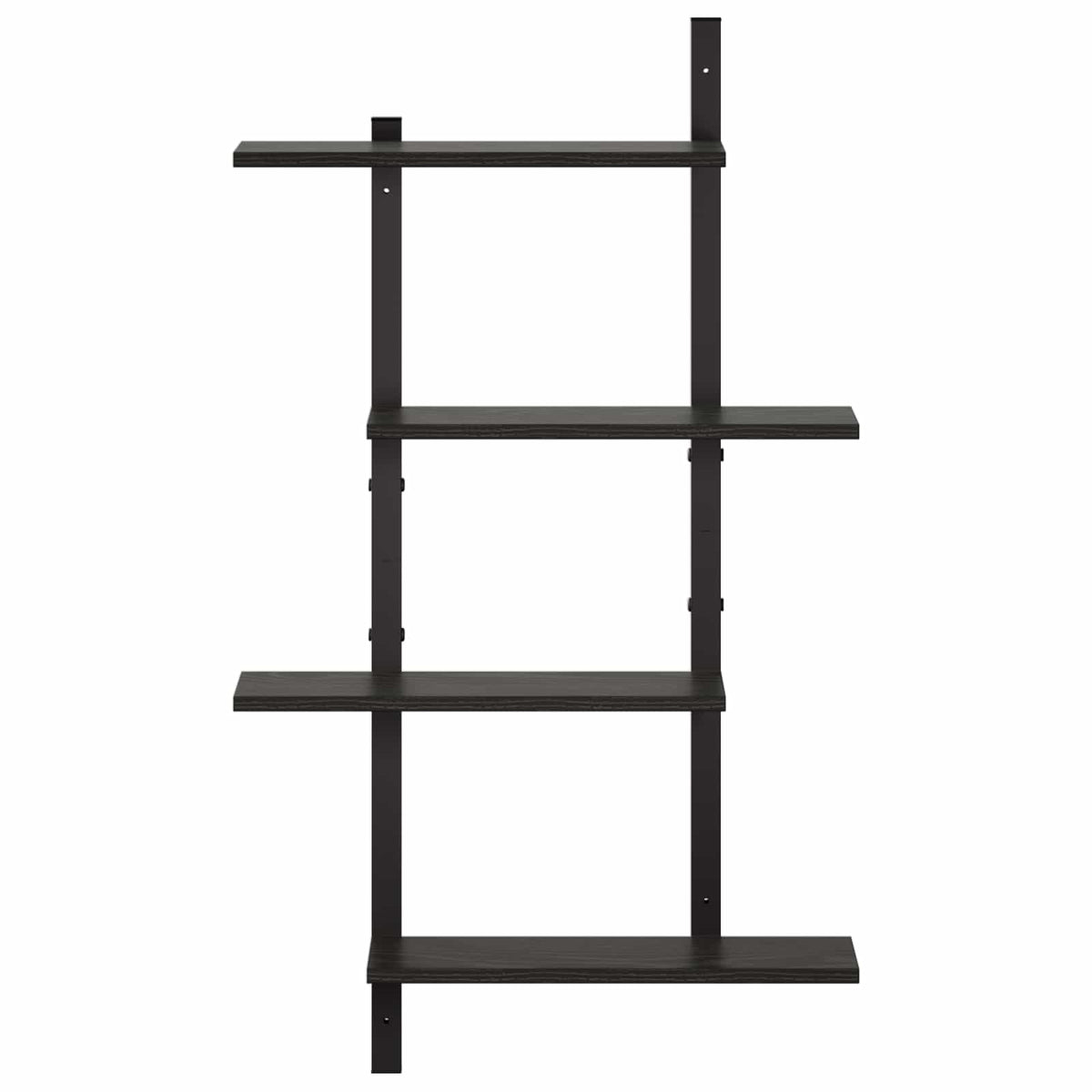 Ράφι Τοίχου Μαύρη Δρυς 61 x 13,5 x 105,5 cm Επεξεργασμένο Ξύλο