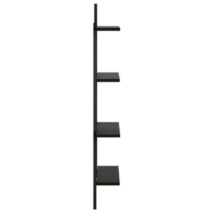 Ράφι Τοίχου Μαύρη Δρυς 61 x 13,5 x 105,5 cm Επεξεργασμένο Ξύλο