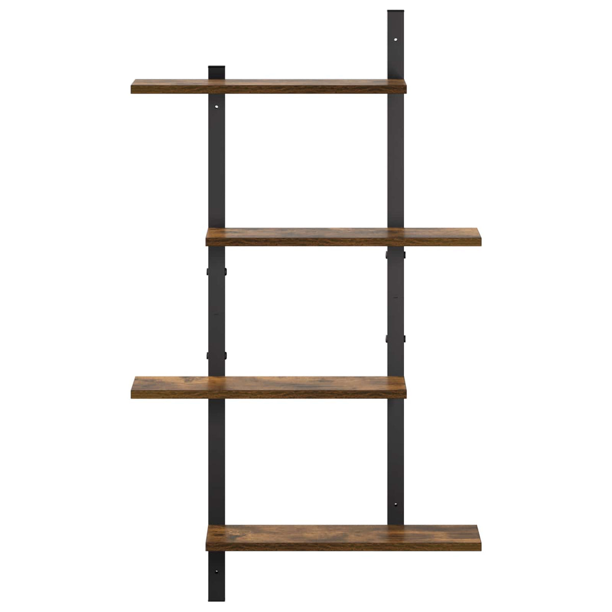 Ράφι Τοίχου Καπνισμένο Ξύλο Δρυός 61 x 13.5 x 105.5 cm