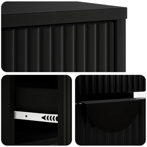 Ντουλάπι TV VENRAY 101 x 36,5 x 40 cm Μαύρο