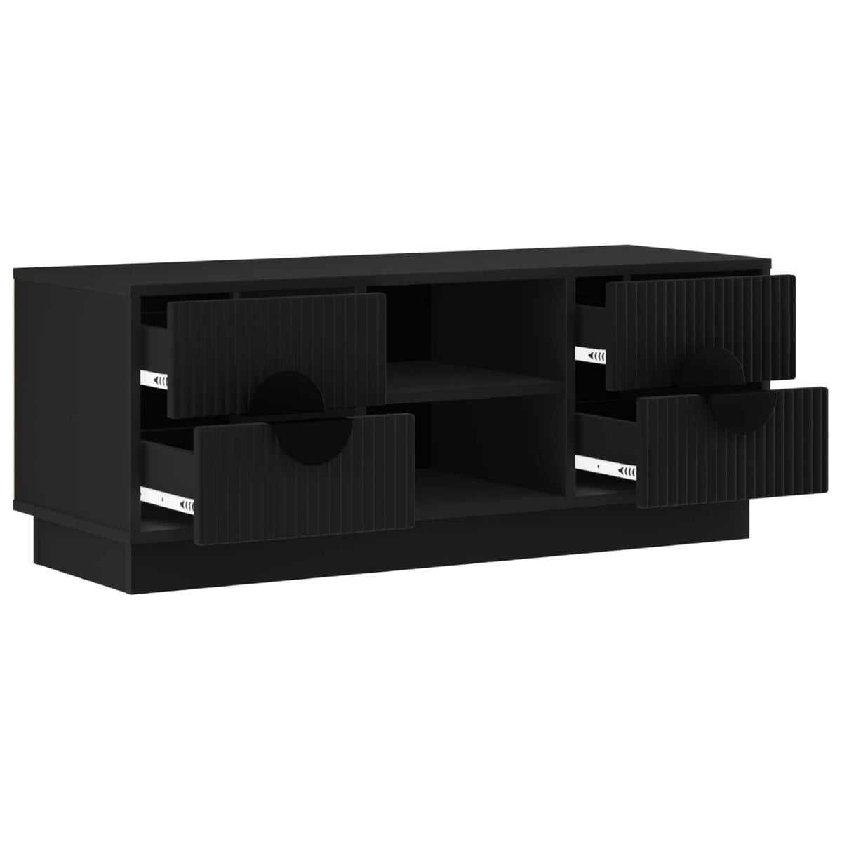 Ντουλάπι TV VENRAY 101 x 36,5 x 40 cm Μαύρο