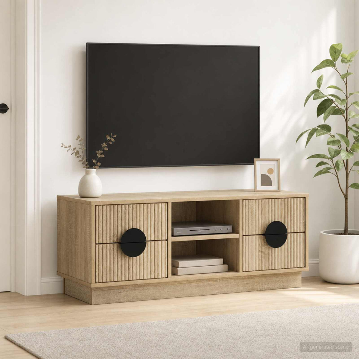 Ντουλάπι TV VENRAY 101 x 36,5 x 40 cm Sonoma Δρυς