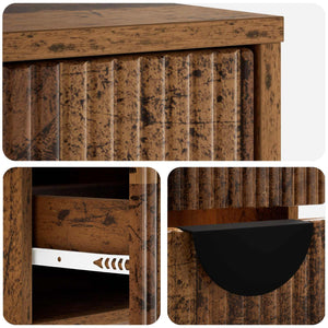 Ντουλάπι TV VENRAY 101 x 36,5 x 40 cm Παλαιωμένο ξύλο - Pakobazaar