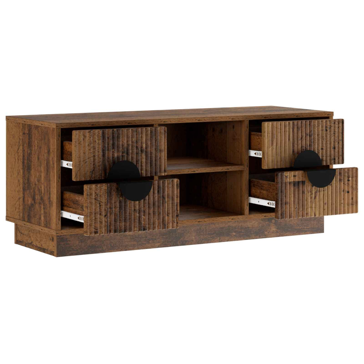 Ντουλάπι TV VENRAY 101 x 36,5 x 40 cm Παλαιωμένο ξύλο - Pakobazaar
