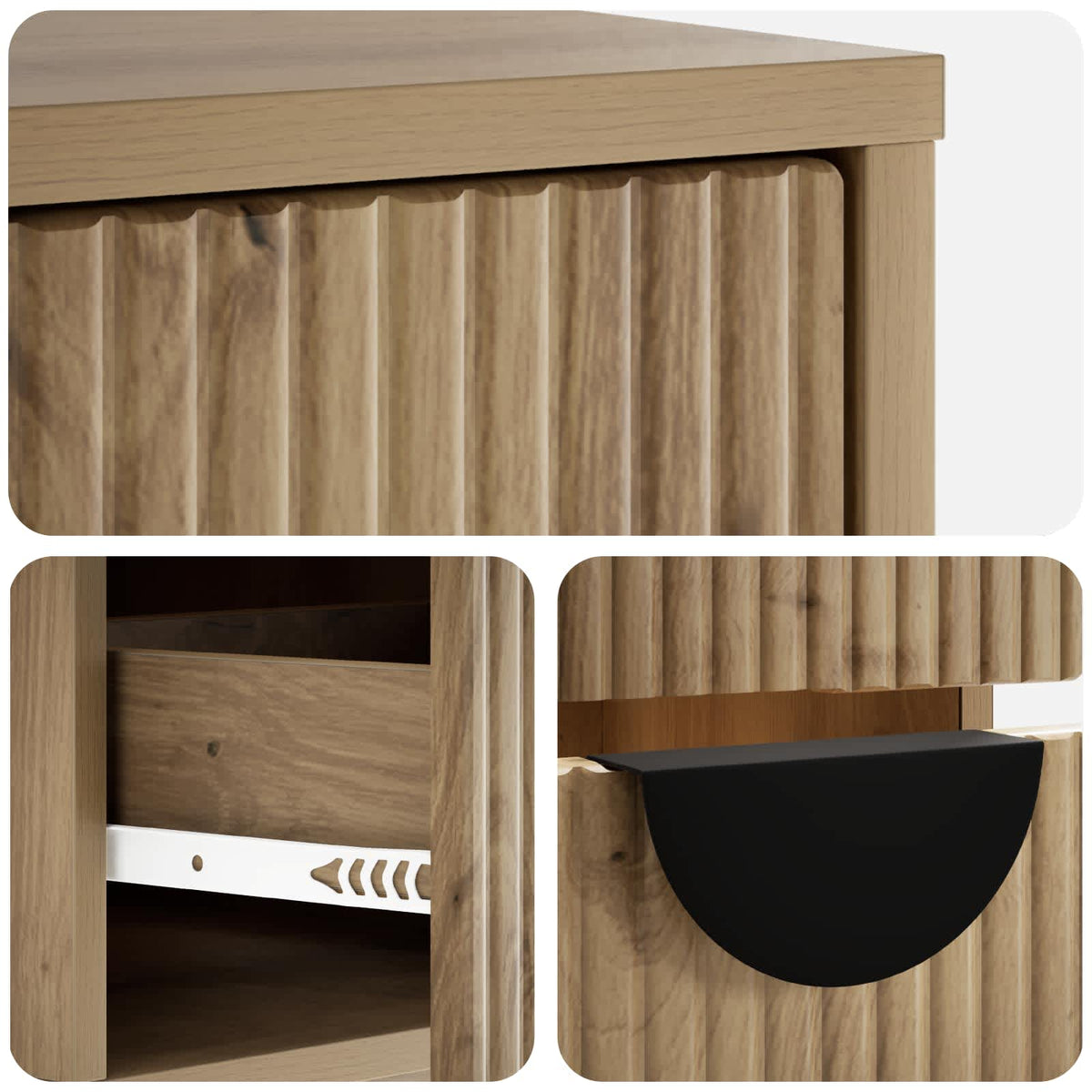 Ντουλάπι TV VENRAY 101 x 36,5 x 40 cm Artisan Δρυς
