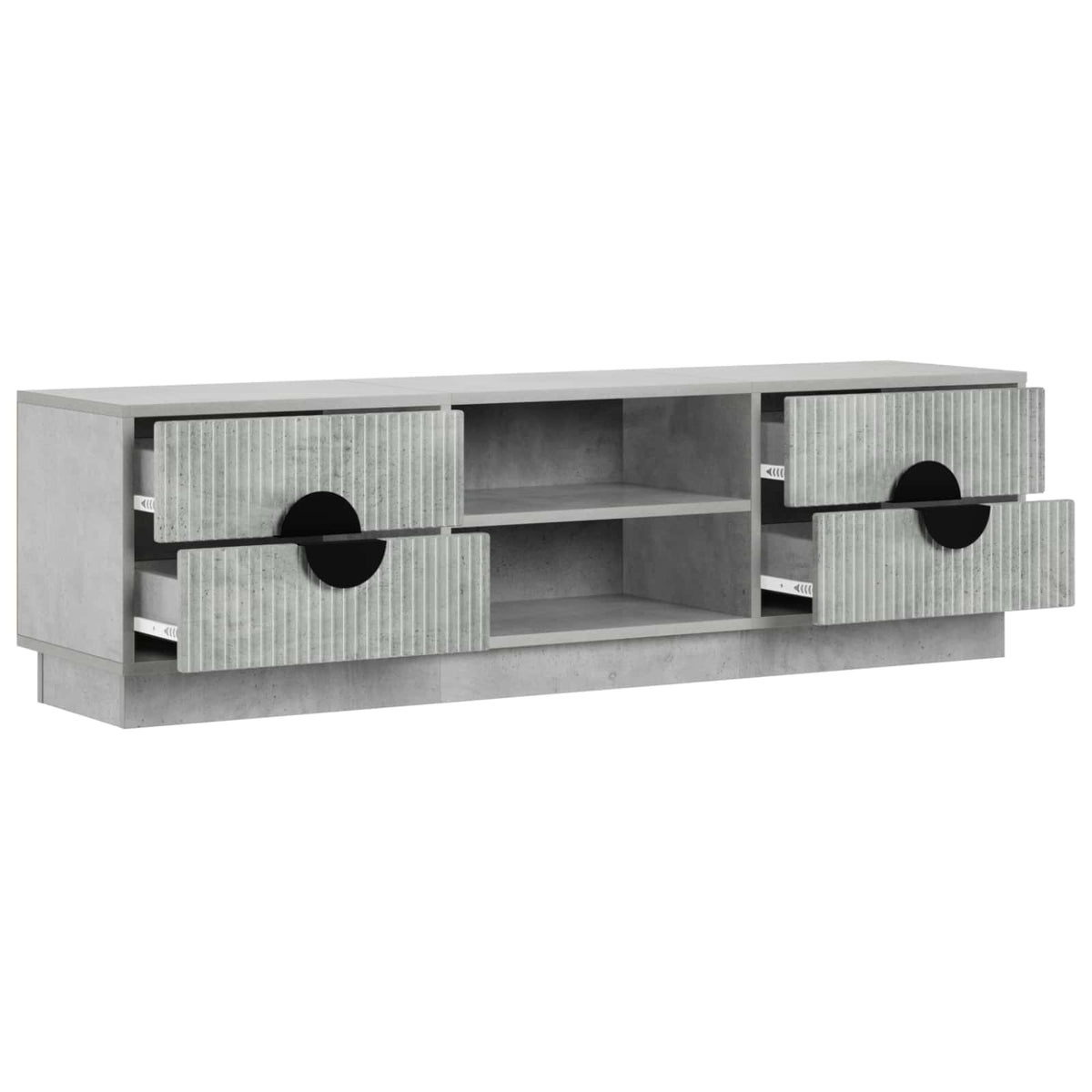 Ντουλάπι TV VENRAY 137,5 x 33 x 40 cm Γκρι Σκυροδέματος
