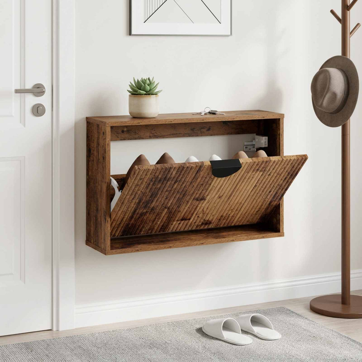 Ντουλάπα Παπουτσιών VENRAY 70 x 17 x 43 cm Επεξεργασμένο Ξύλο - Pakobazaar