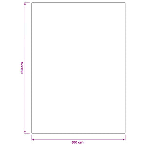 Χαλί IZA Μπεζ 200 x 280 εκ. 100% Πολυεστέρας Χαμηλό πέλος