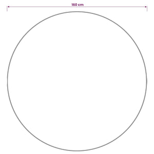 Χαλί IZA Μπεζ Ø 160 cm 100% Πολυεστέρας Χαμηλό πέλος