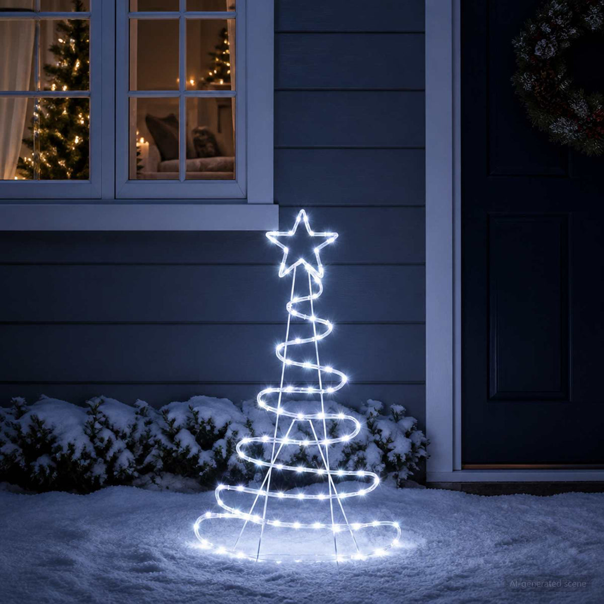 Φωτιζόμενο χριστουγεννιάτικο δέντρο LED LOVIISA 100 LED