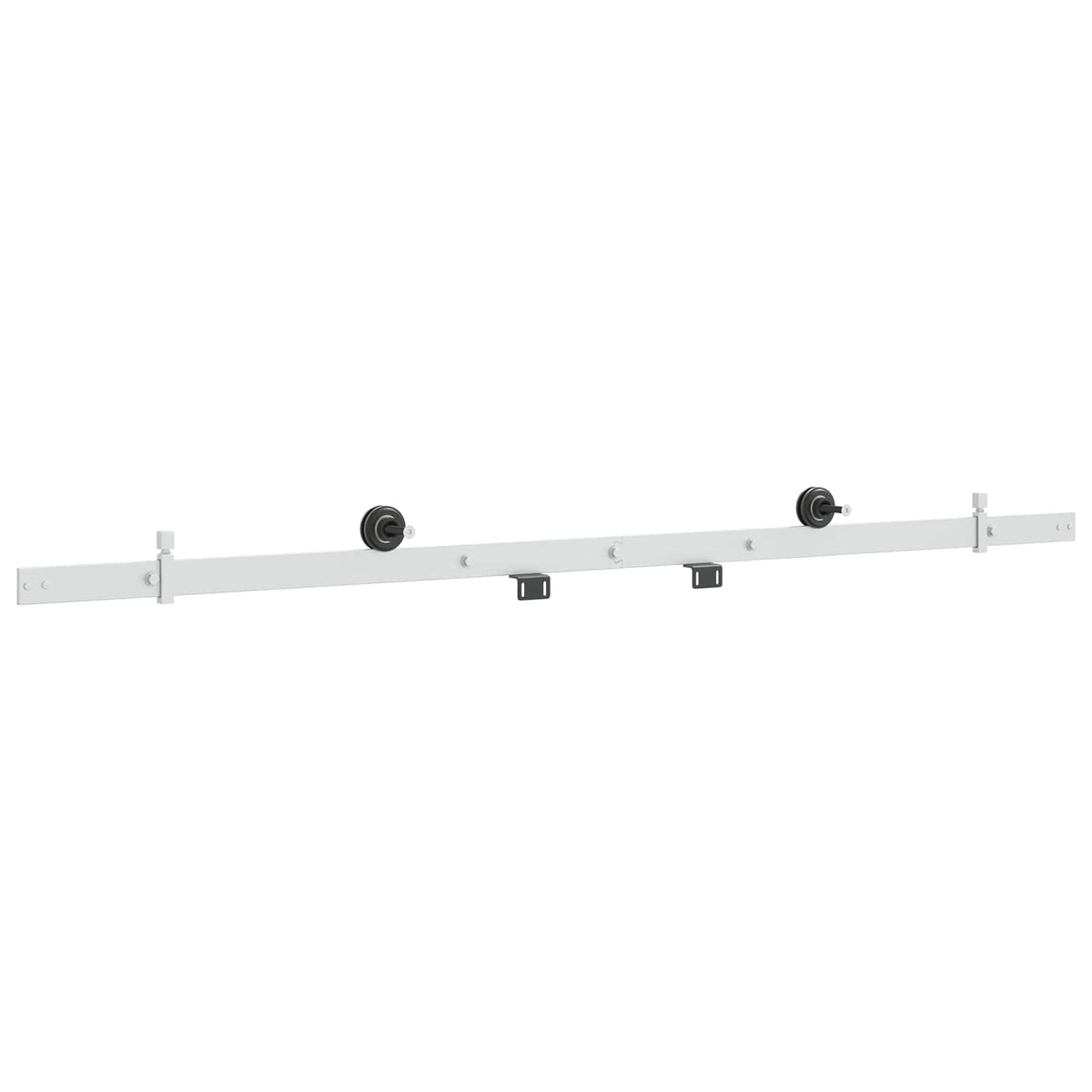 Μηχανισμός συρόμενης πόρτας 152,4 cm Ατσάλι Λευκό