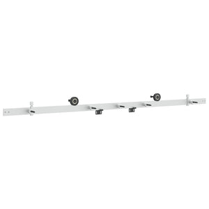 Μηχανισμός συρόμενης πόρτας 152,4 cm Ατσάλι Λευκό