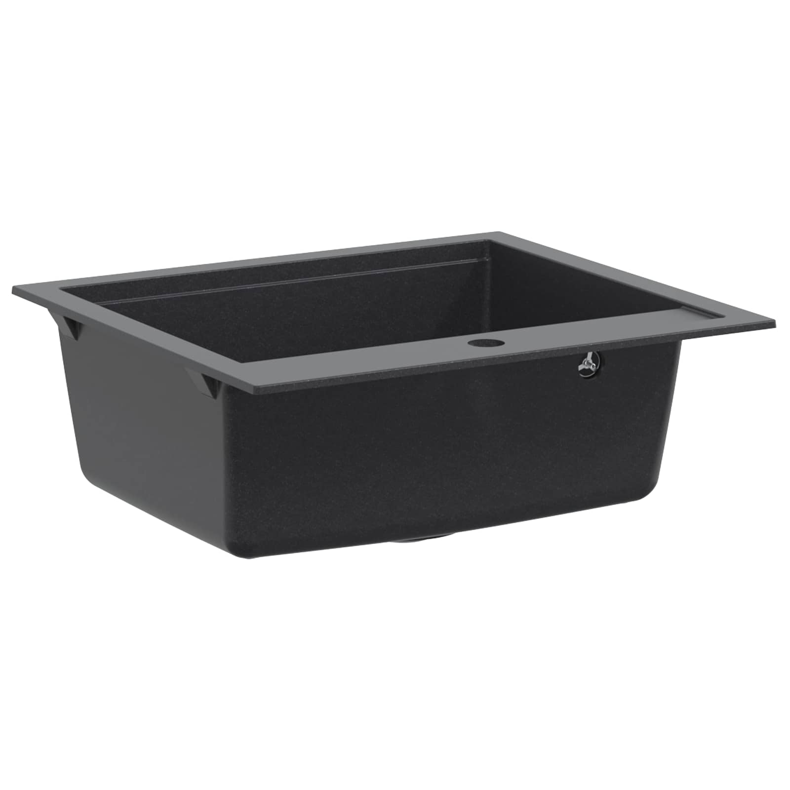 Νεροχύτης Κουζίνας Μία Γούρνα Γρανίτης 60 x 51 x 30,5 εκ.