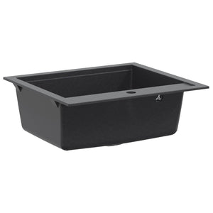 Νεροχύτης Κουζίνας Μία Γούρνα Γρανίτης 60 x 51 x 30,5 εκ.