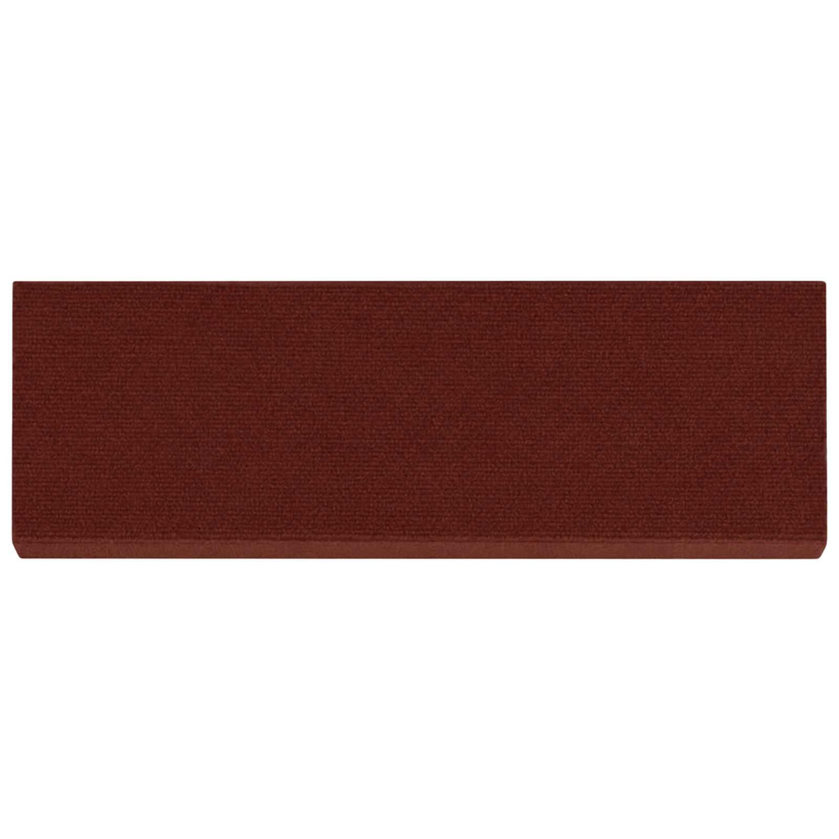 Πατάκια σκάλας 15 τμχ. 65 x 21 x 4 cm Μπορντό Πολυεστέρας - Pakobazaar
