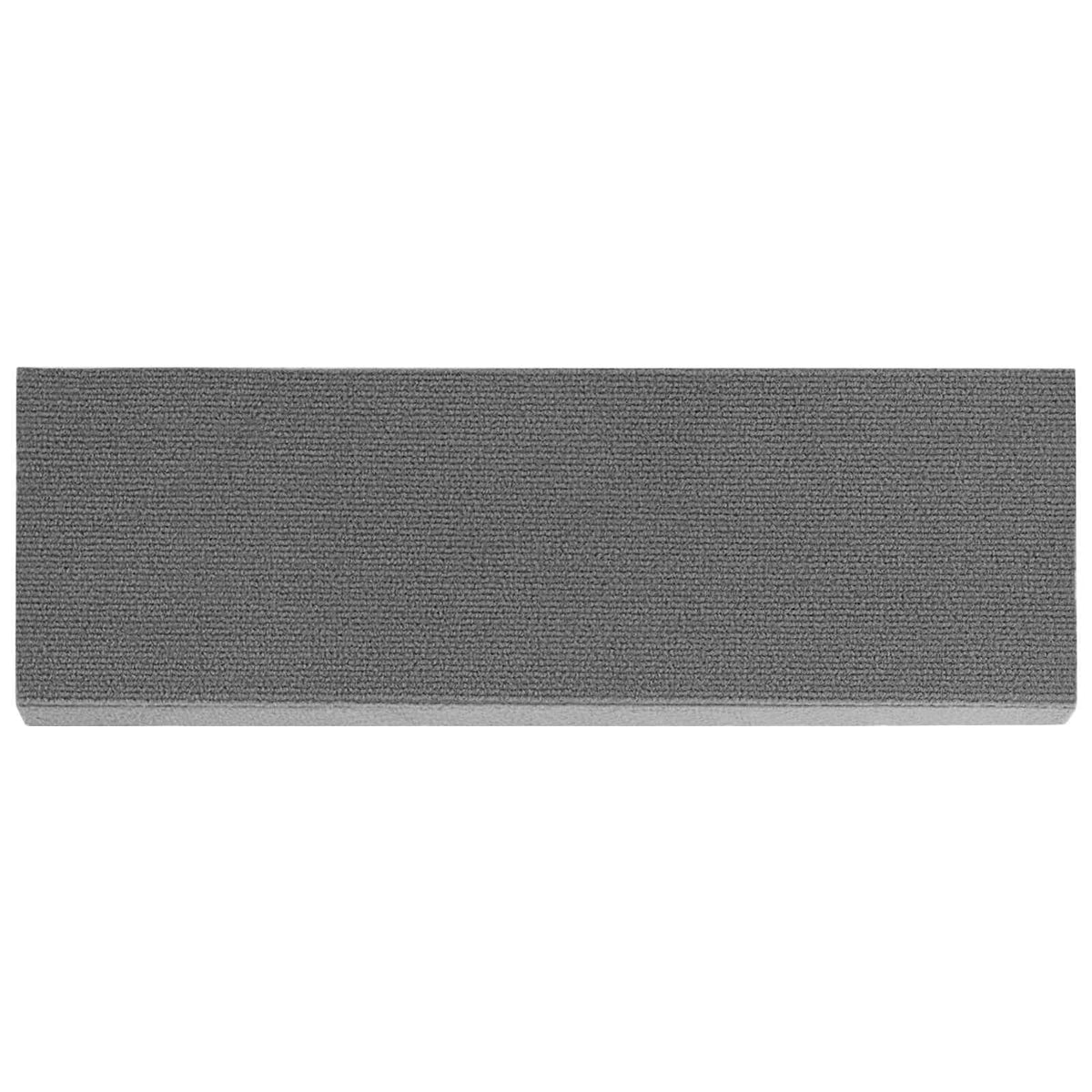 Πατάκια σκάλας 15 τμχ. 65 x 21 x 4 cm Ανοιχτό γκρι Πολυεστέρας - Pakobazaar