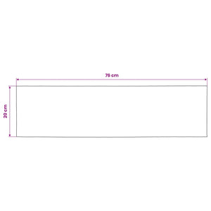 Πατάκια σκάλας 15 τμχ. 76 x 20 cm Ανοιχτό γκρι Πολυεστέρας - Pakobazaar