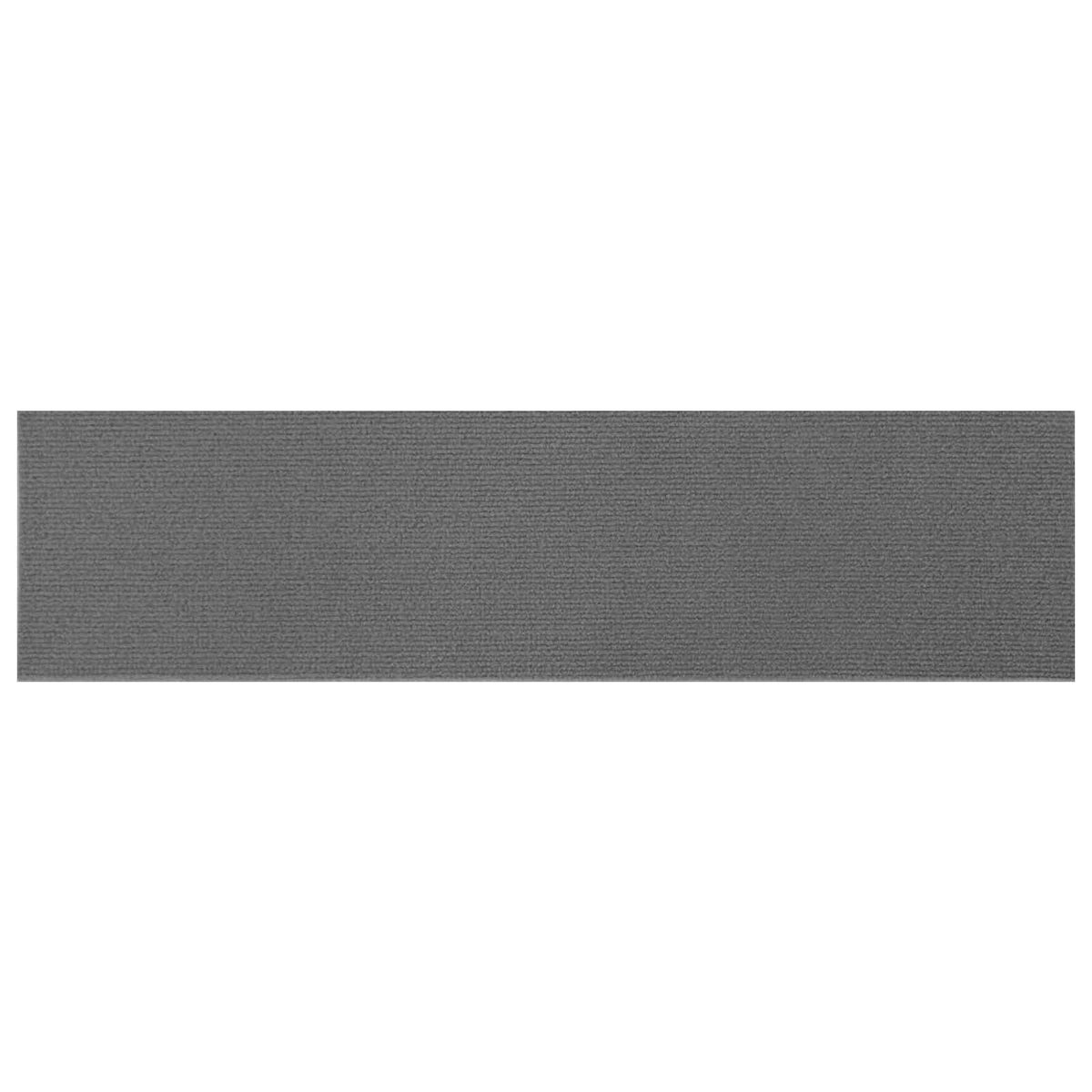 Πατάκια σκάλας 15 τμχ. 76 x 20 cm Ανοιχτό γκρι Πολυεστέρας - Pakobazaar