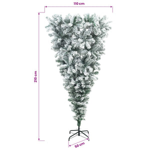 Αναστραμμένο Τεχνητό Χριστουγεννιάτικο Δέντρο με Άγκιστρα