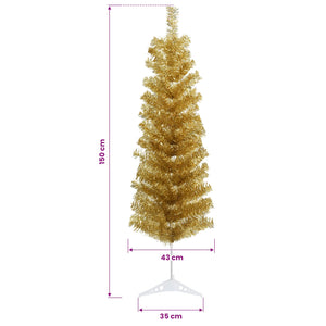 Τεχνητό Λεπτό Χριστουγεννιάτικο Δέντρο με Μπάλες 150 εκ.