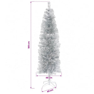 Τεχνητό λεπτό χριστουγεννιάτικο δέντρο με μπάλα 180 εκ. 300 LED