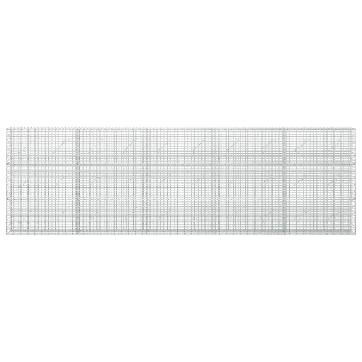 Γκαμπιόν με σύρμα 3,5 χλστ και πλέγμα 5x2,5 εκ 500x10x150 εκ - Pakobazaar