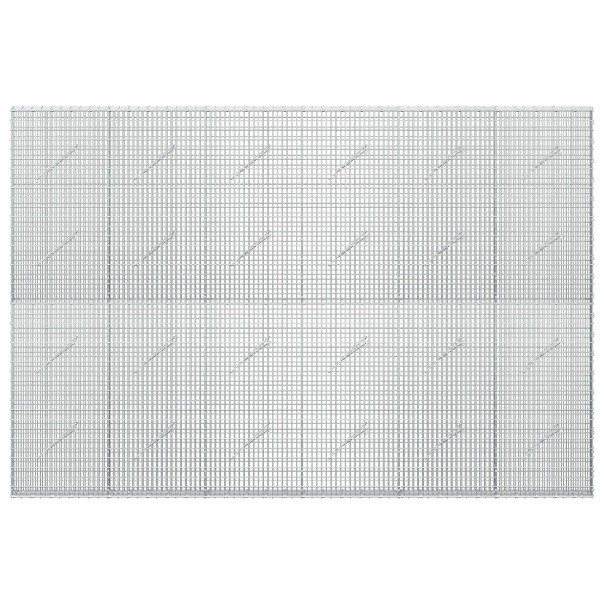 Γκαμπιόν με σύρμα 3,5 χλστ και πλέγμα 5x2,5 εκ 300x10x200 εκ - Pakobazaar