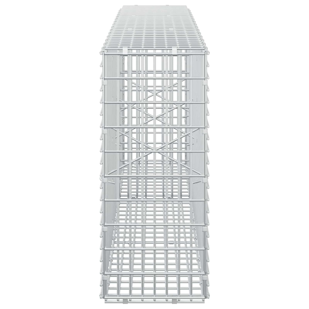 Γκαμπιόν με σύρμα 3,5 χλστ και πλέγμα 5x2,5 εκ 150x20x50 εκ - Pakobazaar